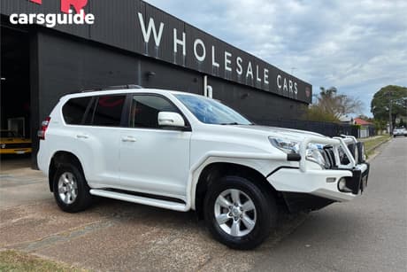 White 2016 Toyota Landcruiser Prado Wagon Gxl (4X4)