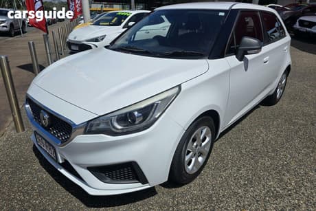 White 2020 MG MG3 Hatchback Core