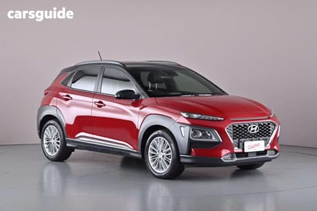 Red 2018 Hyundai Kona Wagon Elite
