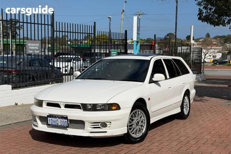 White 1996 Mitsubishi Galant Hatchback V6-24