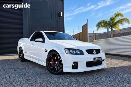 White 2012 Holden UTE Ute Tray SS V REDLINE R