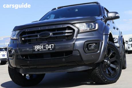 Grey 2021 Ford Ranger Double Cab Pick Up Wildtrak 2.0 (4X4)