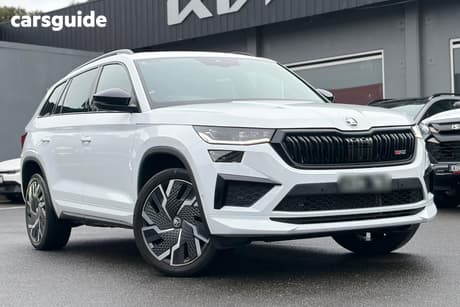 White 2023 Skoda Kodiaq Wagon Rs (4X4) 180Tsi