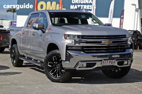 Silver 2023 Chevrolet Silverado Crew Cab Pickup 1500 Ltz Premium Tech Pack