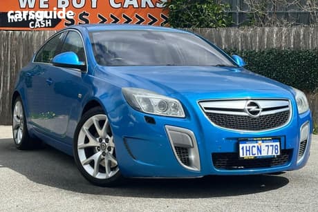 Blue 2013 Opel Insignia Hatchback Opc