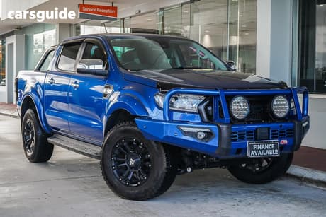Blue 2021 Ford Ranger Double Cab Chassis Xlt 3.2 (4X4)