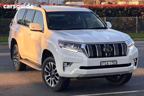 White 2024 Toyota Landcruiser Prado Wagon Vx