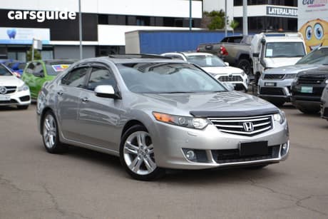 Silver 2008 Honda Accord Euro Sedan LUXURY NAVI F