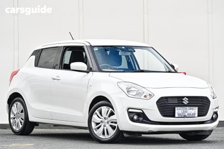 White 2019 Suzuki Swift Hatchback Gl Navigator