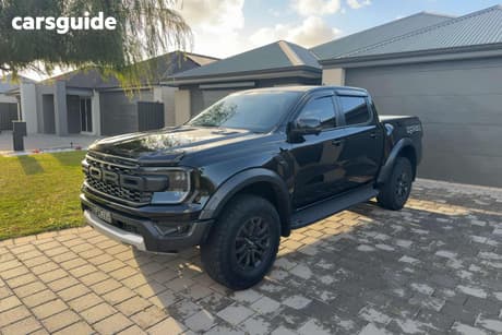 Black 2023 Ford Ranger Double Cab Pick Up Raptor 3.0 (4X4)