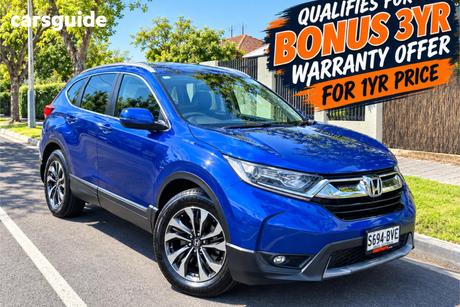 Blue 2018 Honda CR-V Wagon Vti (2Wd)