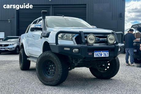 White 2017 Ford Ranger Dual Cab Utility Xlt 3.2 (4X4)