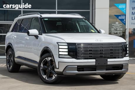 White 2026 Hyundai Palisade Wagon Elite 8 Seat Hev