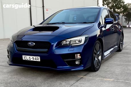 Blue 2014 Subaru WRX Sedan Premium (Awd)