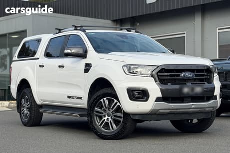 White 2021 Ford Ranger Double Cab Pick Up Wildtrak 2.0 (4X4)