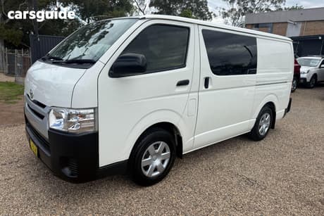 White 2019 Toyota HiAce Van Lwb