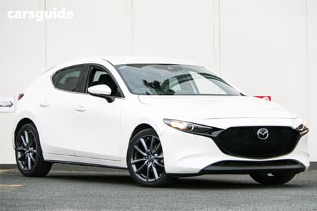 White 2019 Mazda 3 Hatchback G20 Touring