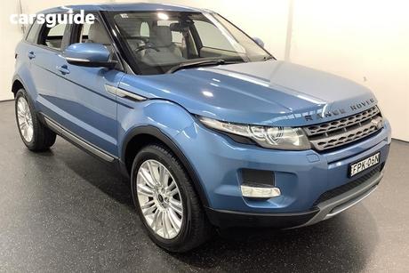 Blue 2012 Land Rover Range Rover Evoque Wagon Sd4 Pure