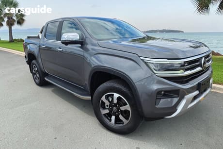 Grey 2026 Volkswagen Amarok Dual Cab Utility Style Tdi600 4Motion