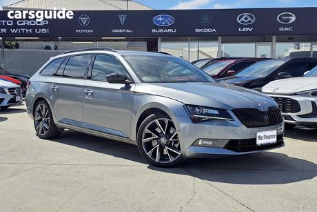 Grey 2017 Skoda Superb Wagon Sportline