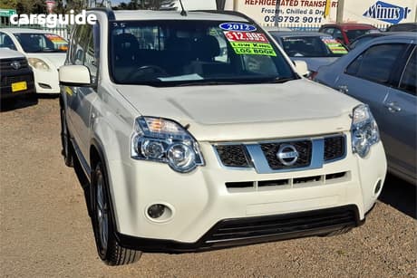 White 2012 Nissan X-Trail Wagon St (Fwd)