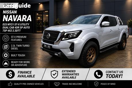 Silver 2021 Nissan Navara Dual Cab Pick-up St-X (4X2) Leather/Sunroof