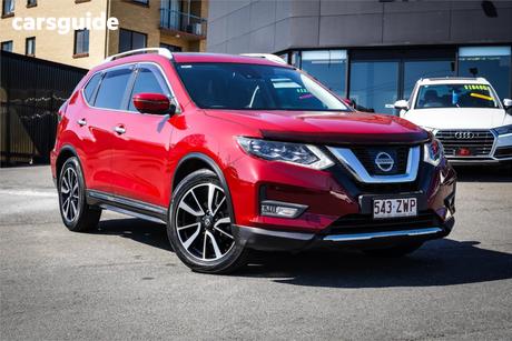 Red 2020 Nissan X-Trail Wagon Ti (4X4)