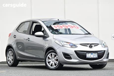 Silver 2012 Mazda 2 Hatchback Neo