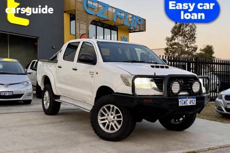 White 2012 Toyota Hilux Dual Cab Pick-up Sr (4X4)