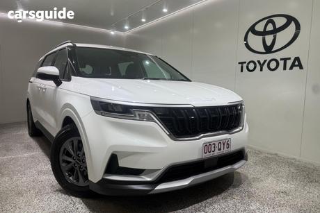 White 2022 Kia Carnival Wagon S
