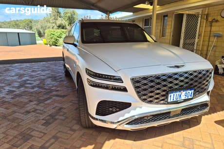 White 2025 Genesis GV80 Wagon 3.5T Awd Lux Coupe