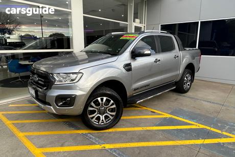 Silver 2019 Ford Ranger Double Cab Pick Up Wildtrak 2.0 (4X4)