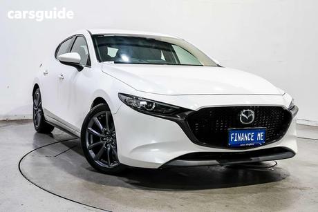 White 2019 Mazda 3 Hatchback G20 Touring