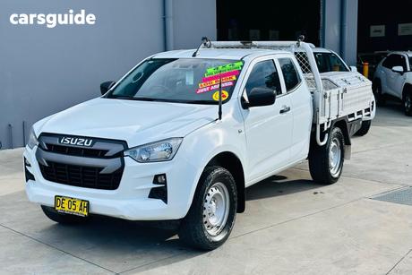 White 2021 Isuzu D-MAX Space Cab Chassis Sx (4X4)