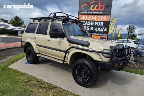 Beige 1995 Toyota Landcruiser Wagon Gxl (4X4)
