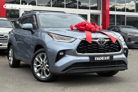 Blue 2021 Toyota Kluger Wagon Grande Awd
