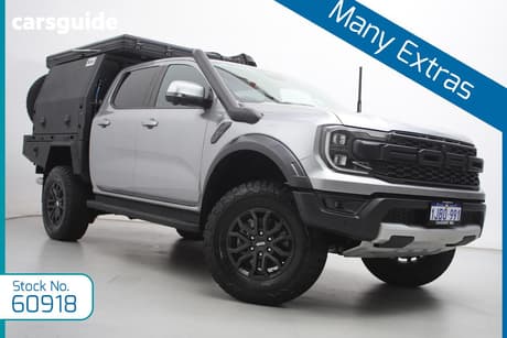 Silver 2023 Ford Ranger Double Cab Pick Up Raptor 3.0 (4X4)