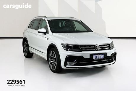 White 2017 Volkswagen Tiguan Wagon 162 Tsi Highline