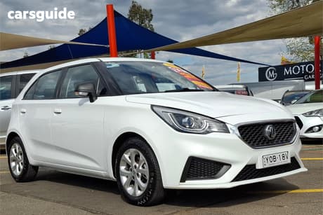 White 2023 MG MG3 Hatchback Core