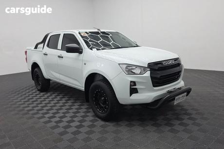 White 2023 Isuzu D-MAX Crew Cab Utility Sx (4X2) High-Ride
