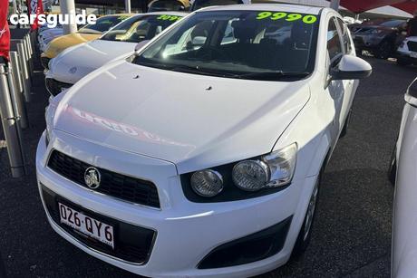 White 2012 Holden Barina Hatchback