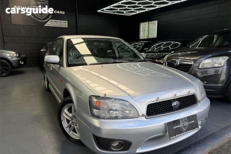 Silver 2002 Subaru Liberty Sedan Rx