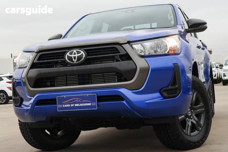 Blue 2023 Toyota Hilux Double Cab Pick Up Sr Hi-Rider (4X2)