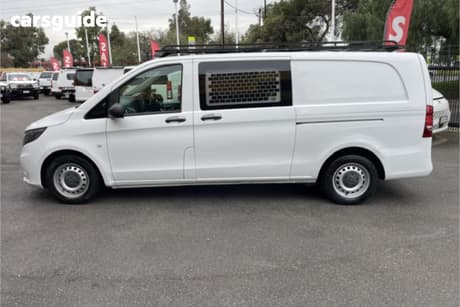 White 2020 Mercedes-Benz Vito Van 116 Cdi Lwb