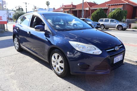 Blue 2012 Ford Focus Hatchback Ambiente