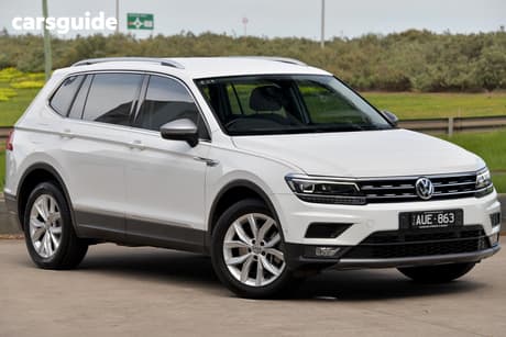 White 2018 Volkswagen Tiguan Wagon Allspace 162 Tsi Highline
