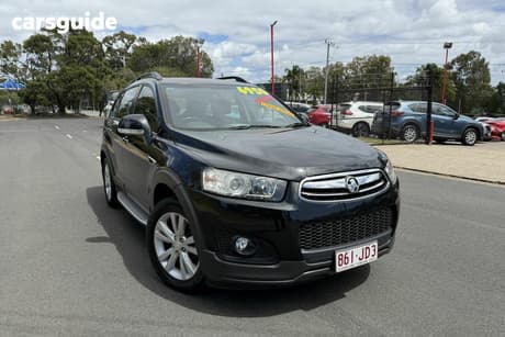 Black 2013 Holden Captiva Wagon 7 Cx (4X4)