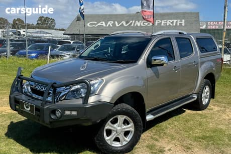 Beige 2016 Isuzu D-MAX Crew Cab Utility Ls-Terrain Hi-Ride (4X4)