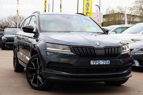 Grey 2021 Skoda Karoq Wagon 140Tsi Sportline (4X4)