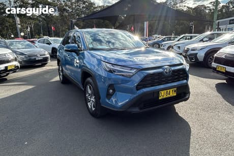 Blue 2023 Toyota RAV4 Wagon Gx (Awd) Hybrid